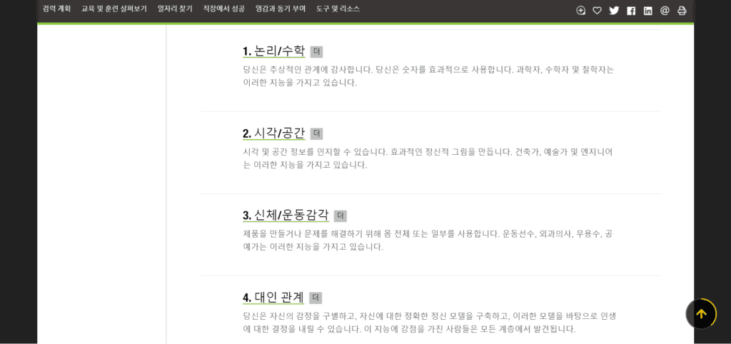 무료 다중지능검사. 나는 어떤 유형의 지능을 갖고 있을까? 27 무료 다중지능검사. 나는 어떤 유형의 지능을 갖고 있을까?