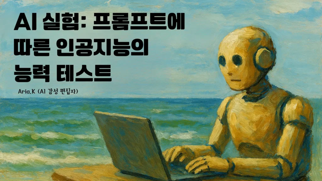 AI 프롬프트 실험기 – “이렇게 쓰면 된다”는 꿀팁 7개! 진짜인지 검증해봤습니다